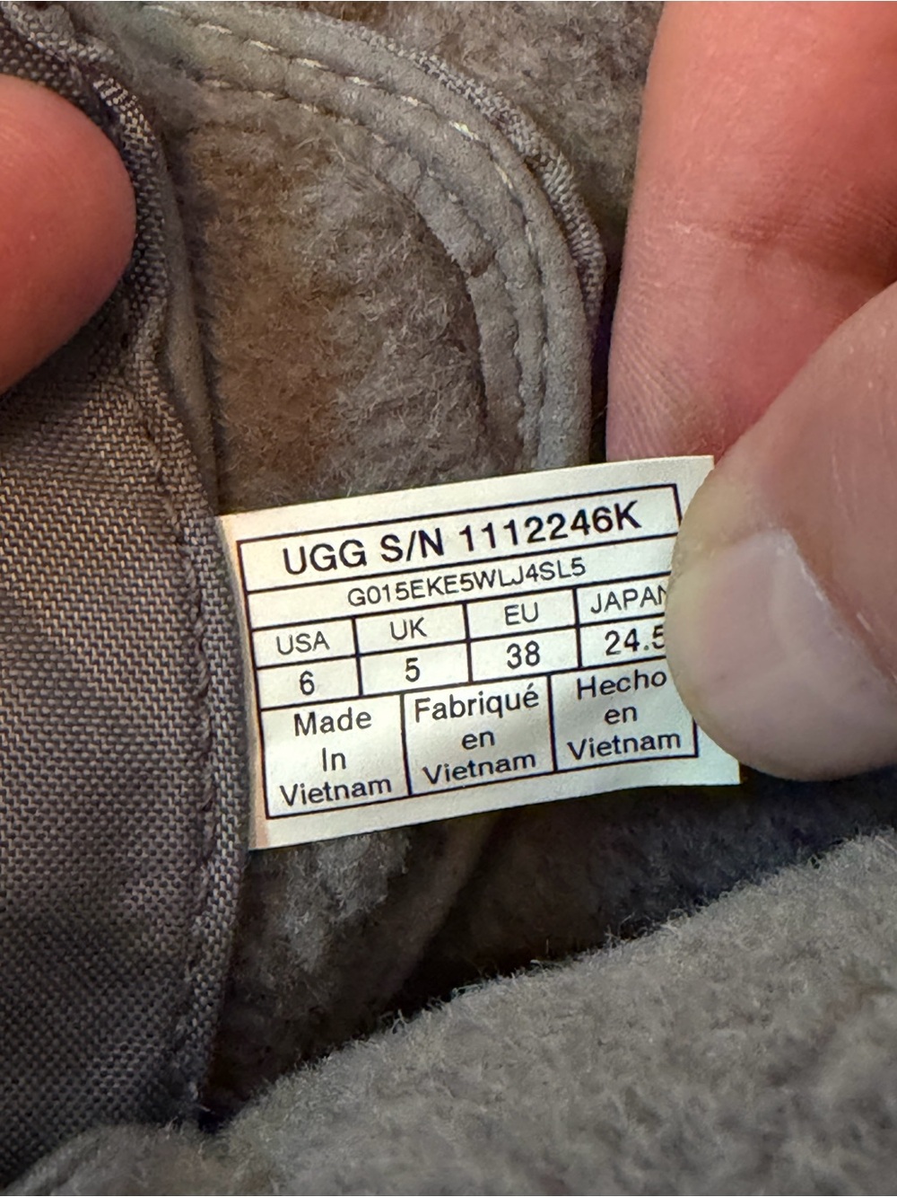 Ugg Women’s Gray Winter Faux-Fur Lined Snow Boots NEW size 6 - Picture 7 of 7